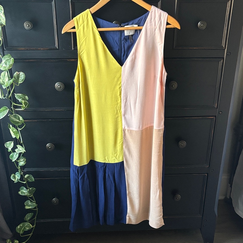 NWT Anthropologie HD in Paris ‘Jules’ size 8 Color Block Shift Dress